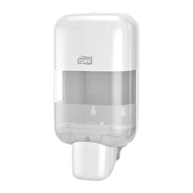 Tork Mini Soap and Sanitiser Dispenser, White